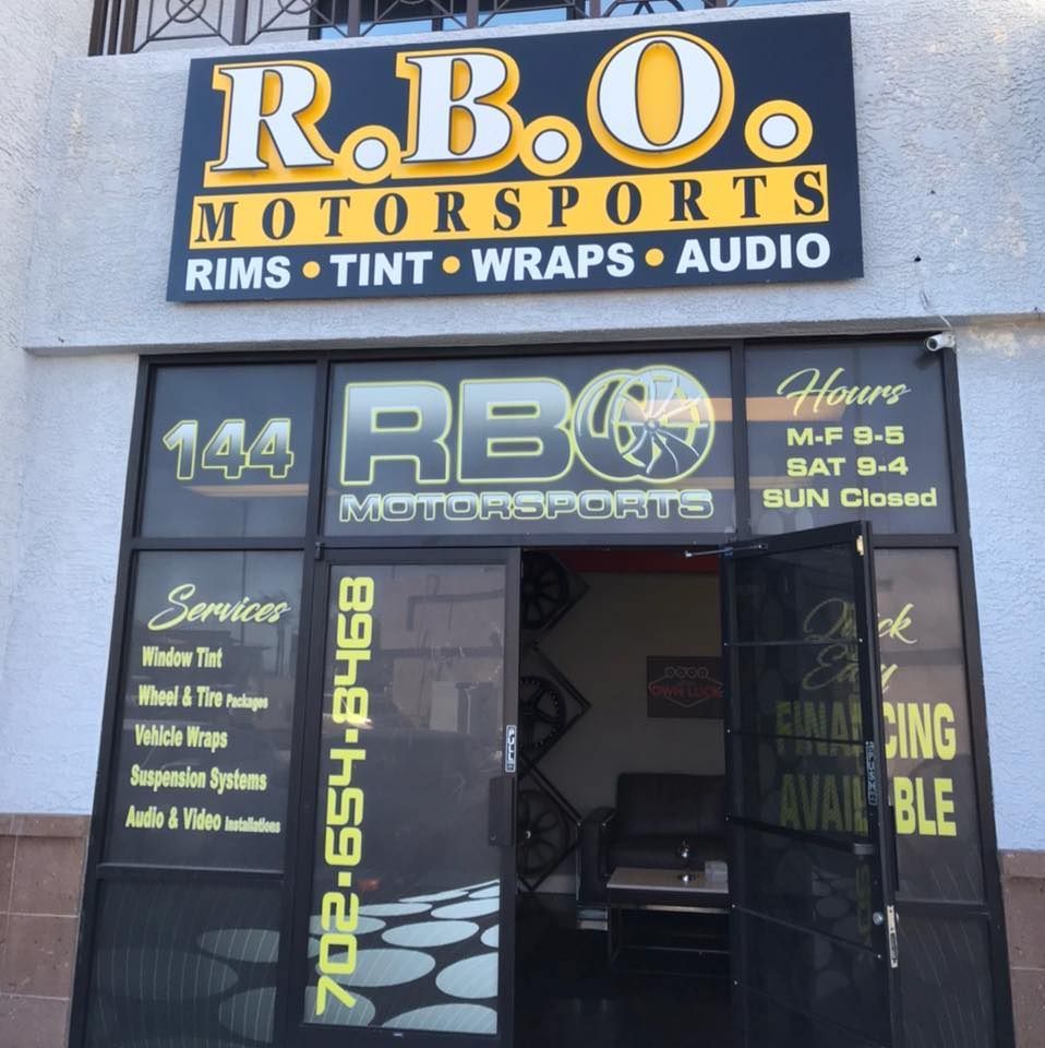 RBO Motorsports storefront at 4343 N Rancho Dr Las Vegas